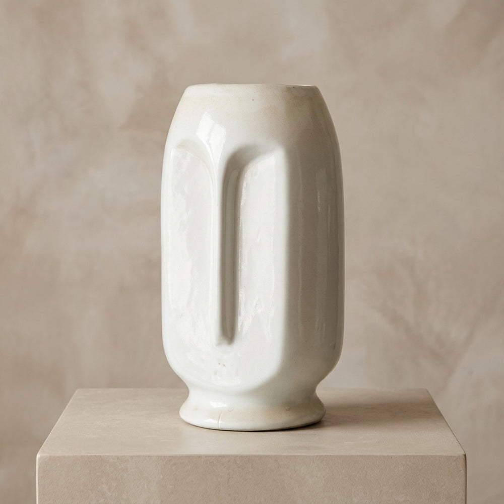 Ceramic Modern Arched Cutout Decorative Vase