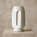 Ceramic Modern Arched Cutout Decorative Vase