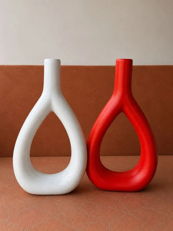 Ceramic Minimalist Vase Color Collection Set